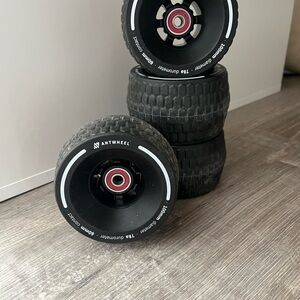 Long Board Off Road Wheels, Pack Of 4, Skate Board tools included